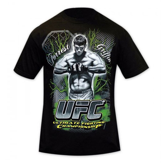UFC UF 04509764 Griffin UFC Signature Men's T-shirt 2XL green MMA 