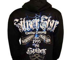 Silver Star Spider Silva Hoodie