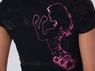 Fight Chix Chrome Style T-shirt