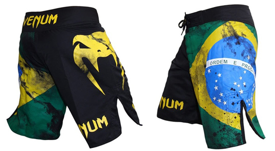Brazil Flag MMA Shorts 