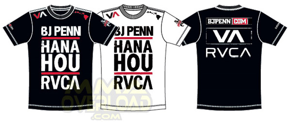 Rvca X Bj Penn Ufc 118 T Shirts 1057