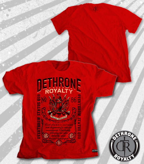 dethrone t shirt uk