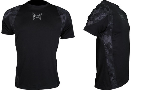 Camiseta MMA Tapout Or Blackout, Negro, S