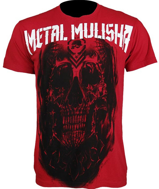 Additional details include a Metal Mulisha octagon shaped military design on