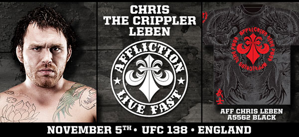 Affliction Chris Leben UFC 138 Walkout Shirt
