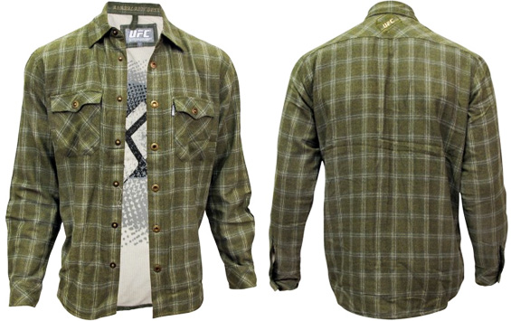 dark green flannels