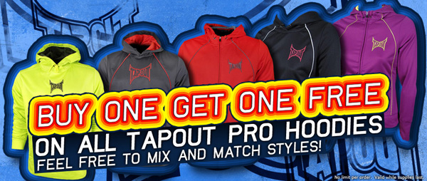 free tapout hoodie deal