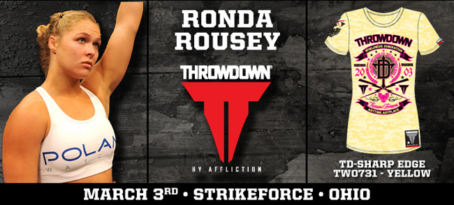 throwdown-ronda-rousey-strikeforce-shirt