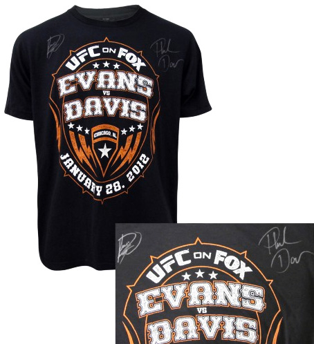 ufc-evans-vs-davis-autographed-shirt
