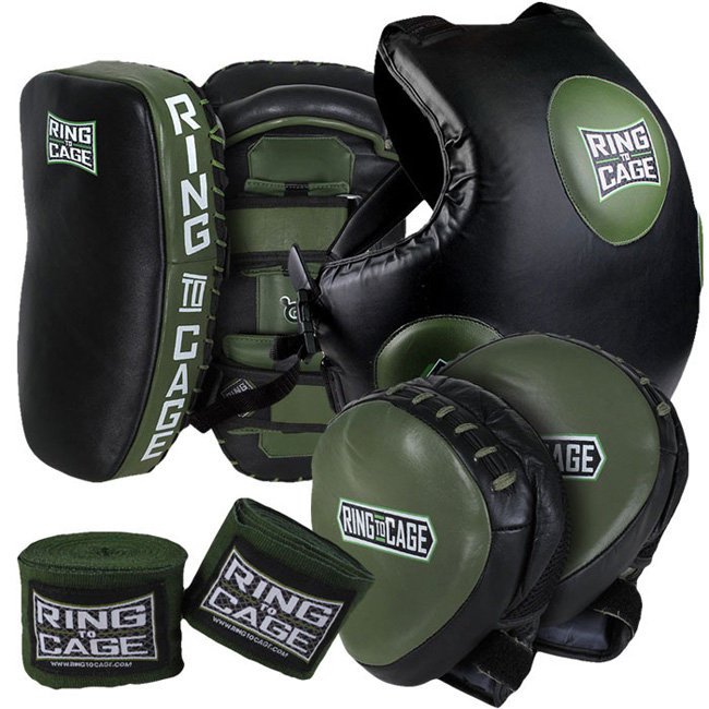RING TO CAGE Deluxe MiM-Foam Sparring Gloves Limited Edition New! 