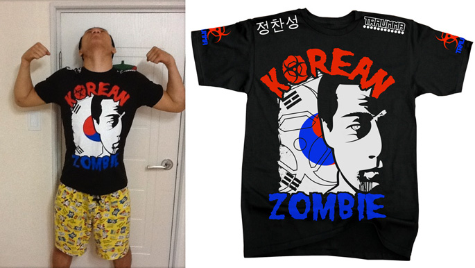 reebok korean zombie shirt