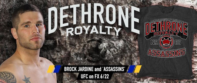 dethrone-brock-jardine-ufc-on-fx-shirt