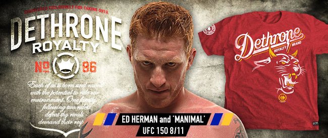 dethrone-ed-herman-ufc-150-shirt
