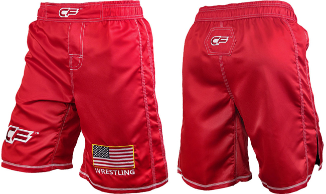 Size Small New Team Red USA MMA UFC Cage Fighter Wrestling Shorts 