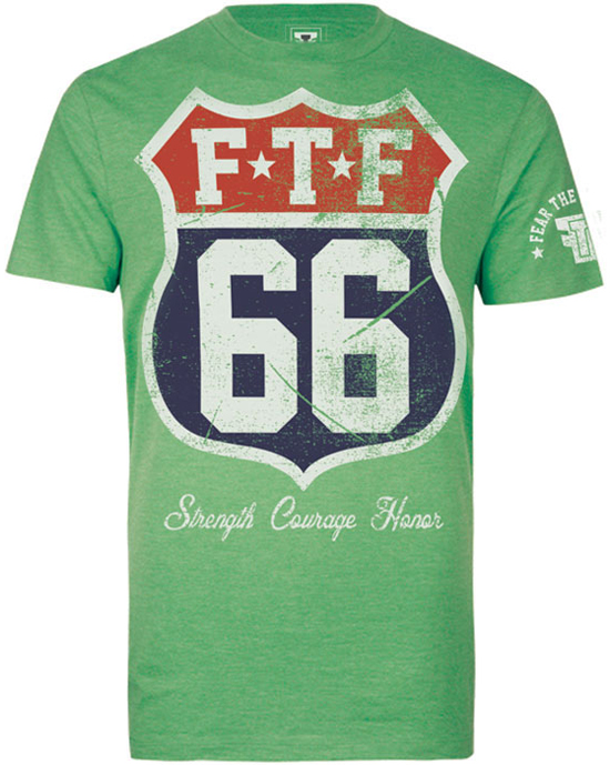 fear-the-fighter-route-66-shirt-green fear-the-fighter-route-66-shirt-green