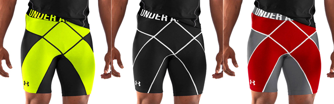 under armour heat compression shorts