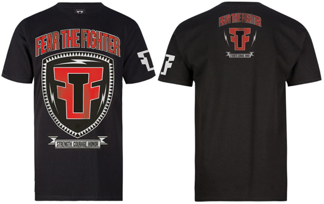 fear-the-fighter-red-shield-shirt