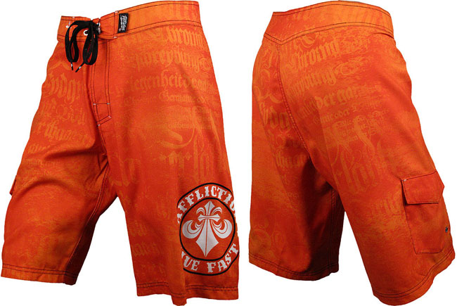 affliction-break-boardshorts-orange