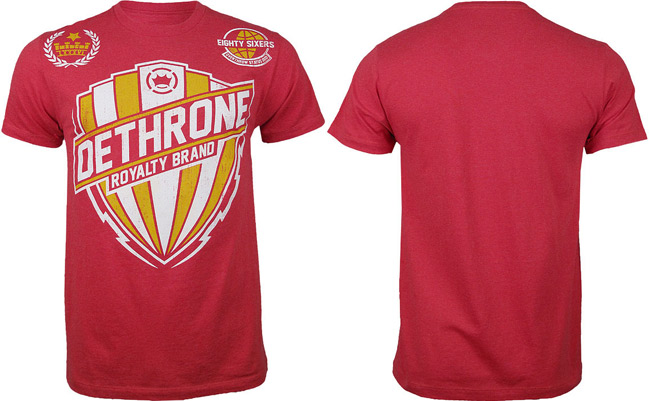 dethrone-bolt-shield-shirt-red