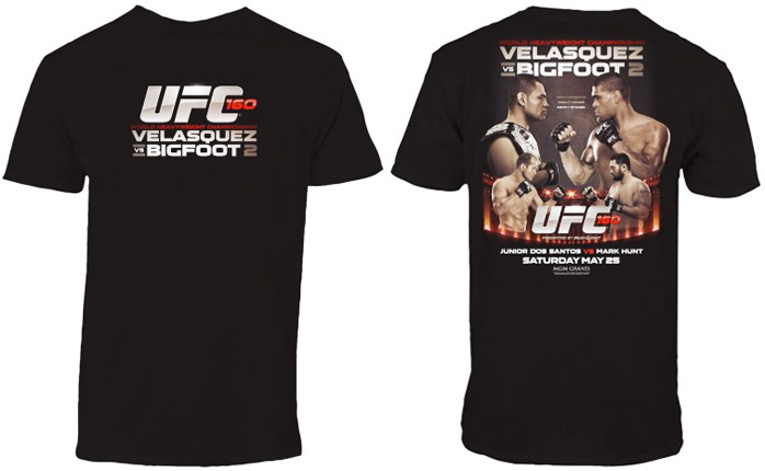 UFC 160 Event TShirt