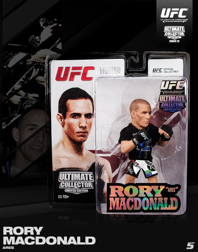 RORY MACDONALD ROUND 5 UFC ULTIMATE COLLECTORS SERIES 13 LIMITED EDITION 