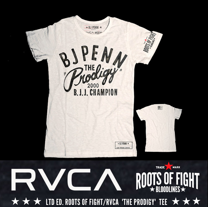 Roots Of Fight X Rvca Collaboration Featuring Bj Penn T Shirt And Documentary Teaser 3616