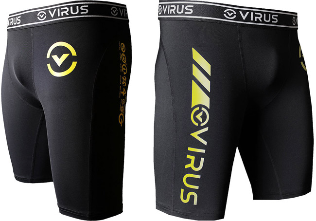 virus-stay-cool-compression-short-yellow