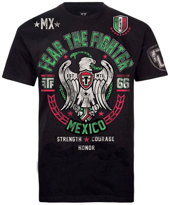 mexico american fighter shirt