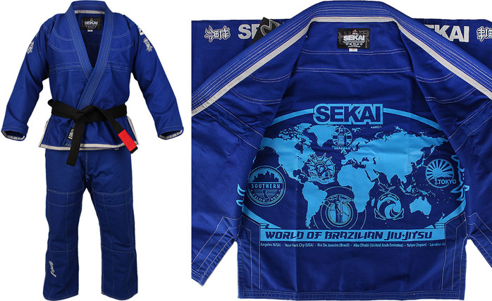 Details about   FREE Fuji BJJ Gi Sports Sekai Blue Brazilian Jiu Jitsu Gi Kimono Uniform #8802 