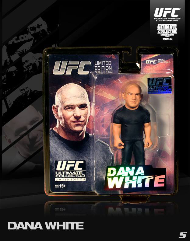 ROUND 5 UFC ULTIMATE COLLECTOR~DANA WHITE~WITH T SHIRT~OUT OF PRINT~RARE~ 