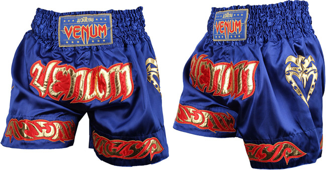 venum-tribal-muay-thai-shorts-blue