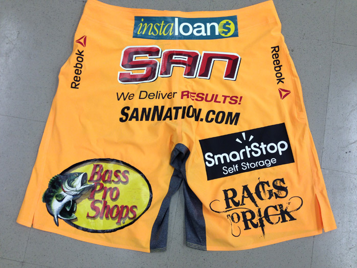 Shorts reebok on sale ufc orange