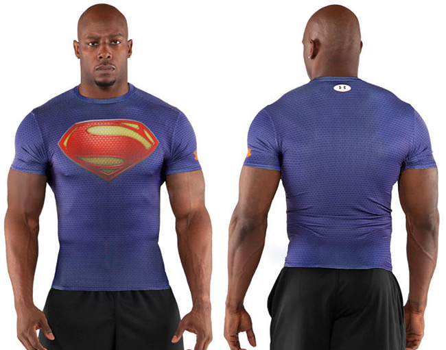 vegetarisch alleen Verpersoonlijking Under Armour Alter Ego Superman Man of Steel Compression Shirt |  FighterXFashion.com
