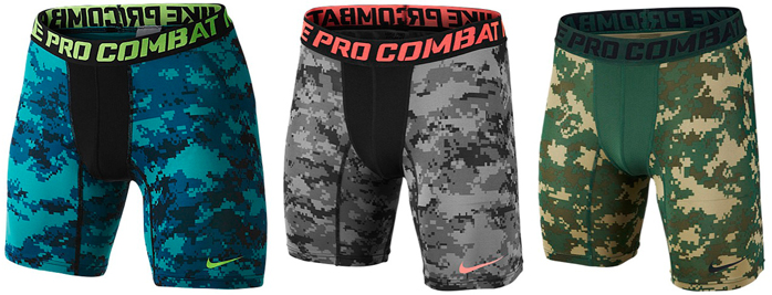 Nike Pro Combat Digi Camo Compression Shorts