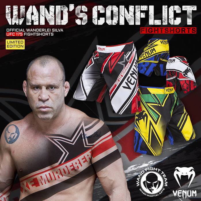 Venum Wanderlei Silva UFC 175 Fight Shorts | FighterXFashion.com