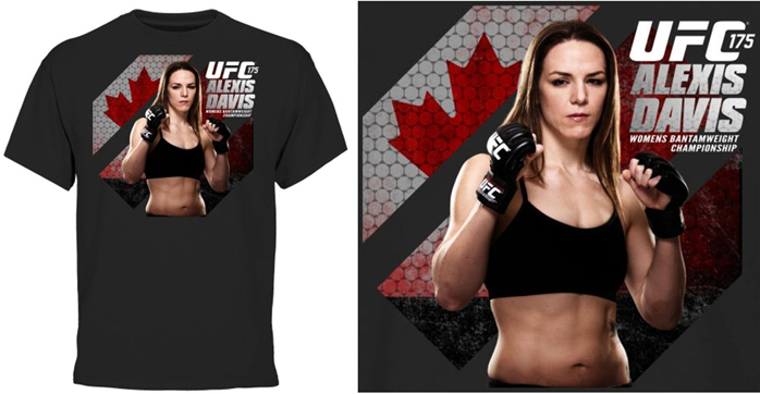 ufc-175-alexis-davis-shirt