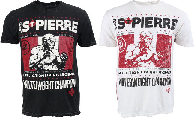 georges st pierre shirt