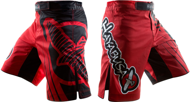 hayabusa-chikara-recast-fight-shorts-red