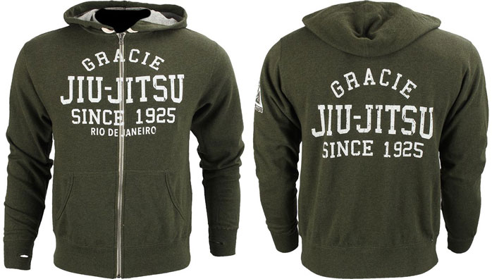 jiu jitsu zip up hoodie