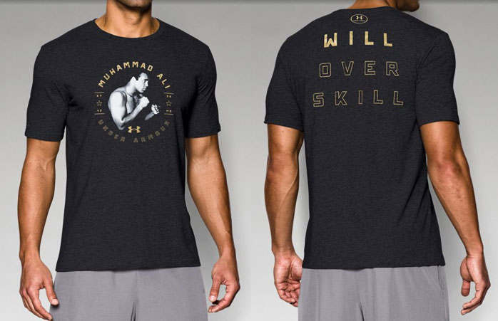Armour Launches Muhammad Ali Partnership with Limited Edition Shirt | FighterXFashion.com