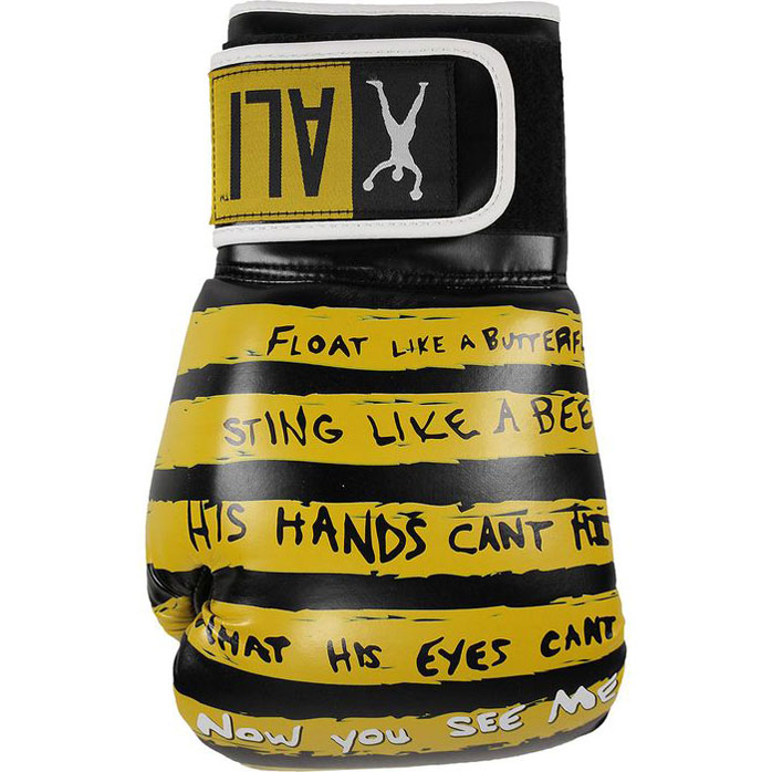 Muhammad Ali Bee Graffiti Boxing Gloves