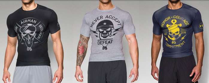 under armour air force clothing