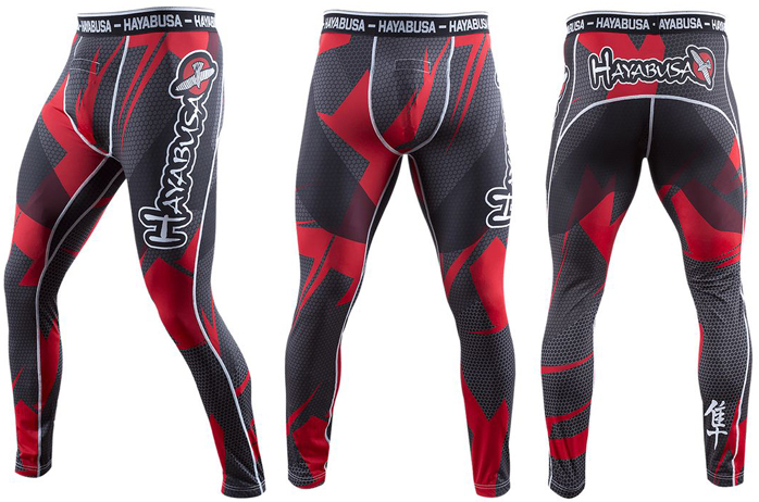 hayabusa-metaru-compression-pants-red