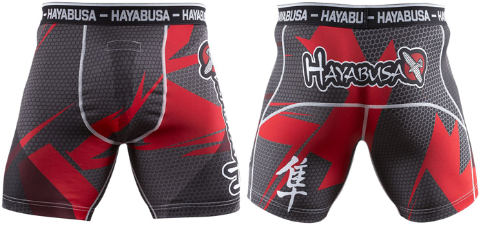 hayabusa-metaru-compression-short-red