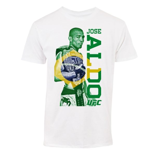 Jose Aldo UFC 189 Fighter Flag T-Shirt â€“ CLICK HERE TO BUY