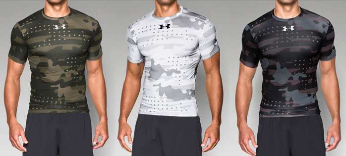 olive green under armour shirt