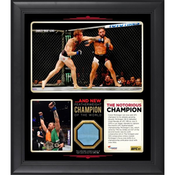 Panoramic Collage Signed Framed Wings by Conor Mcgregor