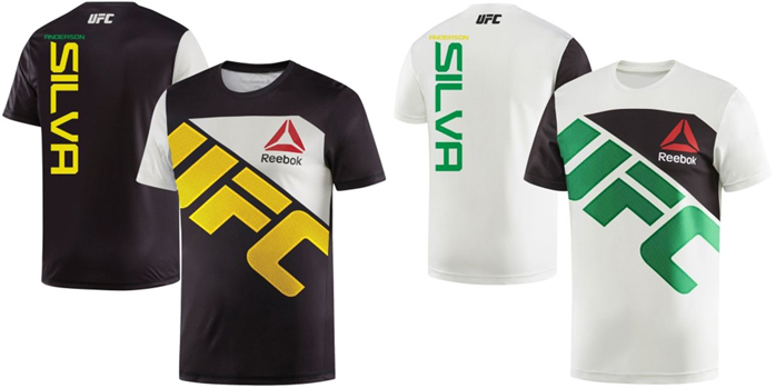 Nominación Porcentaje esquina Anderson Silva UFC Reebok Jersey Shirts | FighterXFashion.com