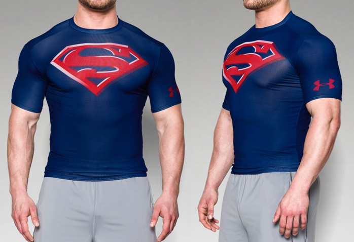 under armor superman compression shirt