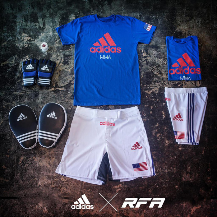 Samuel O después Decepción adidas MMA Fight Kit Uniforms to Debut at RFA 29 | FighterXFashion.com